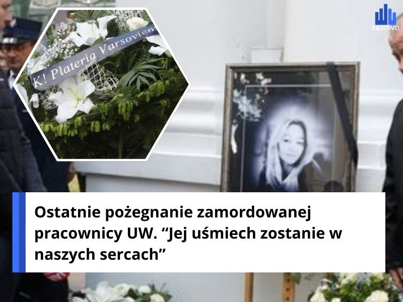 Ostatnie pożegnanie zamordowanej pracownicy UW. “Jej uśmiech zostanie w naszych sercach”